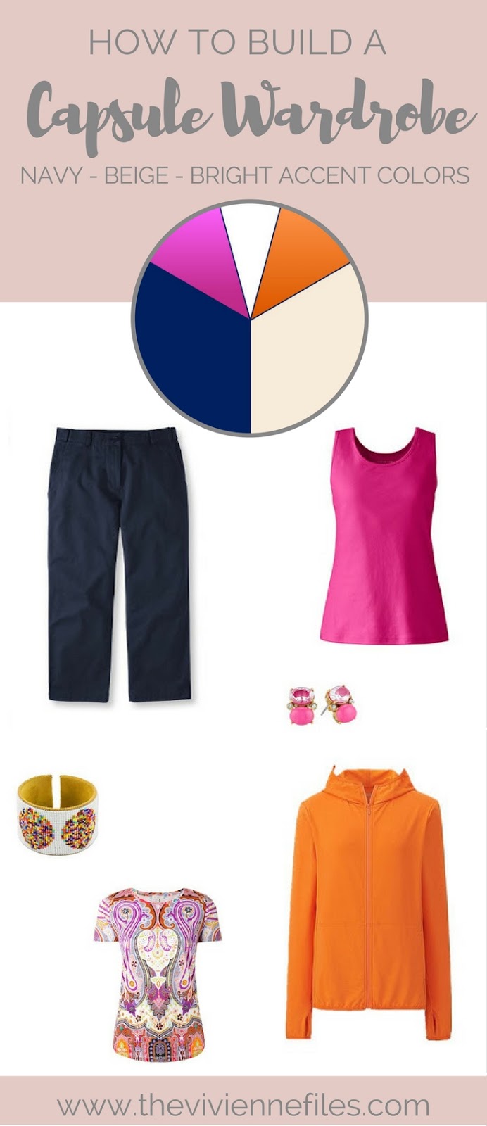 NEVER Wear Pink and Orange Together??? Humbug... Accenting Navy and